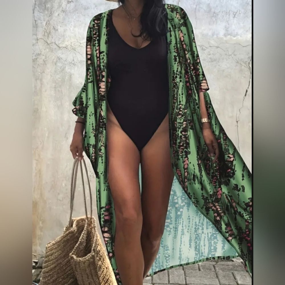Bohemian chiffon cover up sz Medium
